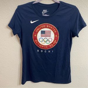 Team USA Sochi Olympic team Nike tshirt womens medium